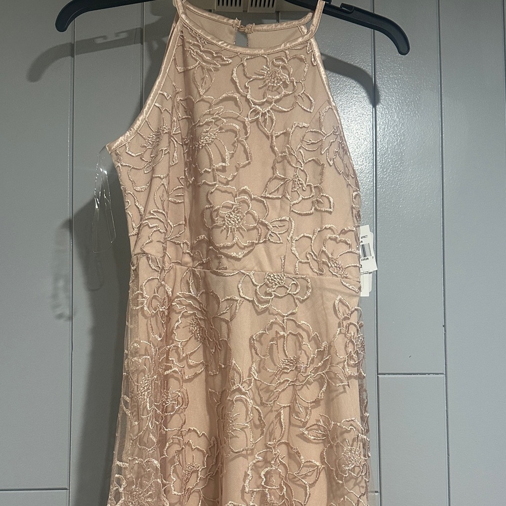Speechless Blush Lace Party Dress